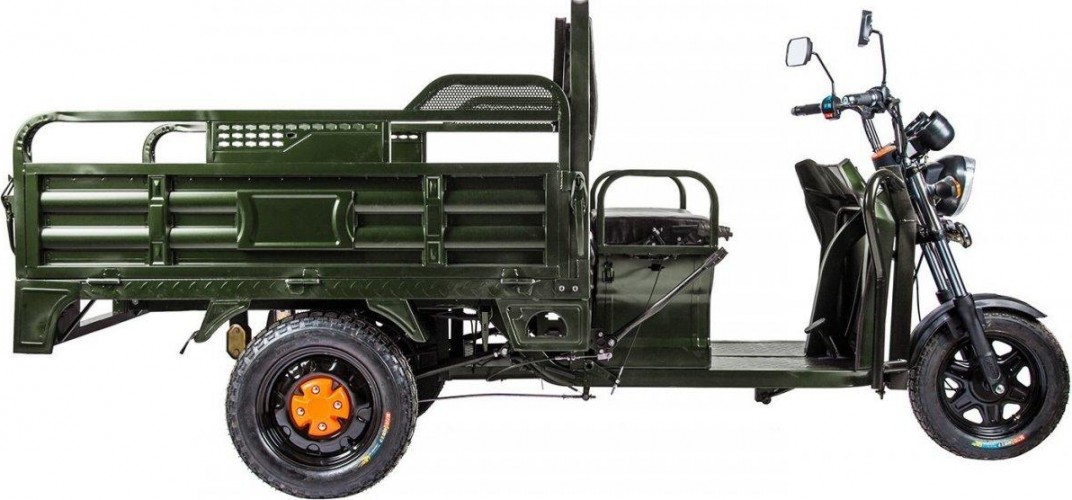 Изображение товара Трицикл грузовой RUTRIKE D4 1800 60V1200W Зеленый 1980 021494-1980