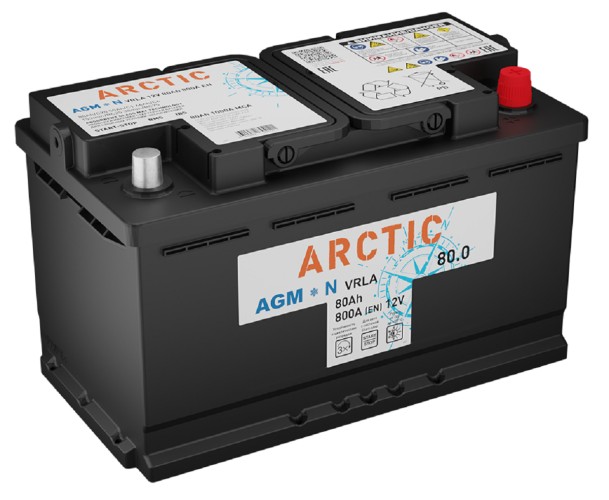 Изображение товара Аккумулятор ARCTIC AGM 80.0 VRLA L4 (О.П.) (315х175х190) 4610082704121