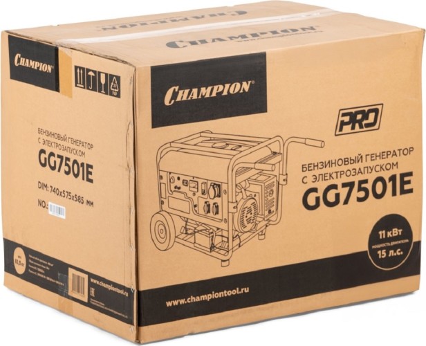 Генератор бензиновый CHAMPION GG7501E №14