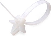 Хомут пластиковый FORTISFLEX КСДп 2.5x100 белый, 100шт. 64772