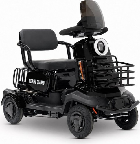Изображение товара Электроскутер четырехколесный RUTRIKE Квадро Черный 3265 026356-3265 Изображение товара Электроскутер четырехколесный RUTRIKE Квадро Черный 3265 026356-3265