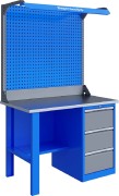Изображение товара Верстак слесарный однотумбовый ВЕРСТАКОФФ TNC 121.13.1-2F 125106