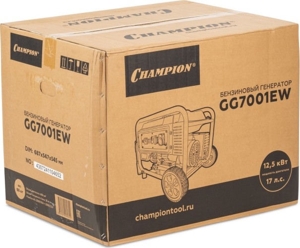 Генератор бензиновый CHAMPION GG7001EW №14