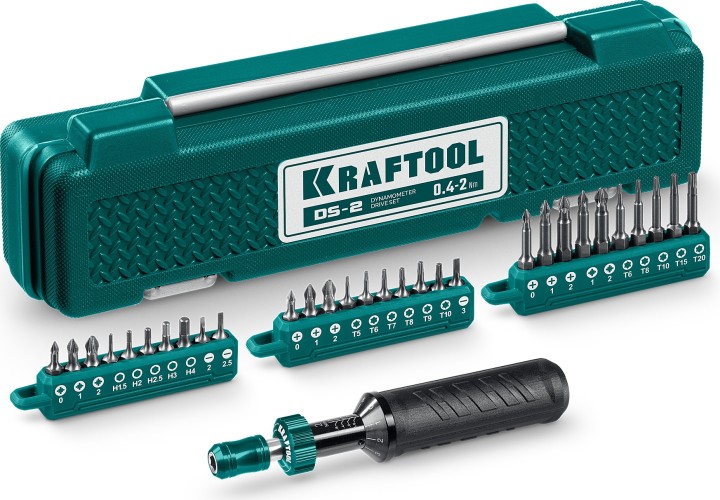 Изображение товара Отвертка динамометрическая KRAFTOOL 0.4-2 Нм 64034 Изображение товара Отвертка динамометрическая KRAFTOOL 0.4-2 Нм 64034