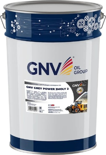 Изображение товара Литиевая смазка GNV Grey Power 3Moly 2 18 кг GGMP3171140001924EP218 Изображение товара Литиевая смазка GNV Grey Power 3Moly 2 18 кг GGMP3171140001924EP218