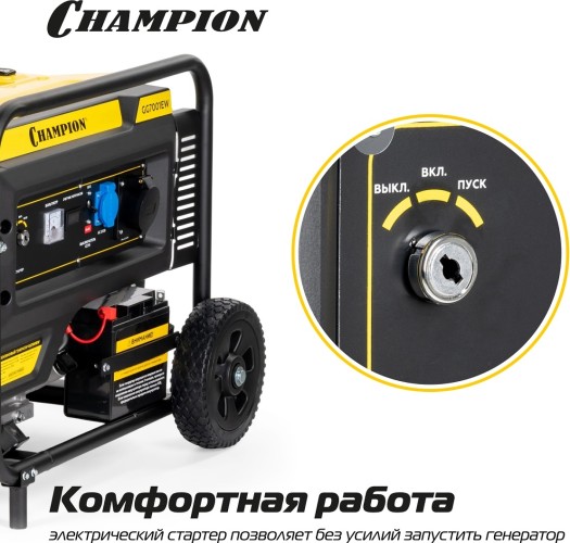 Генератор бензиновый CHAMPION GG7001EW №16