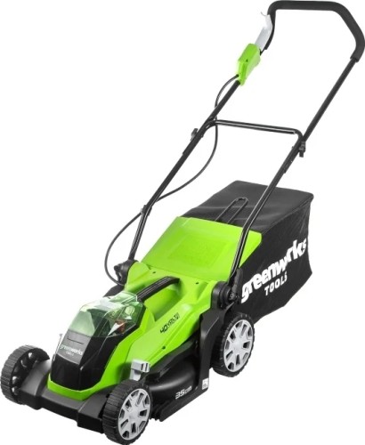 Изображение товара Газонокосилка аккумуляторная GREENWORKS G40LM35K2 40V 2500067VA