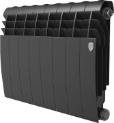 Изображение товара Радиатор отопления ROYAL THERMO Biliner B 350 Черный - 8 секц. биметаллический НС-1682259