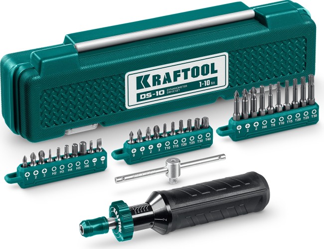 Изображение товара Отвертка динамометрическая KRAFTOOL 1-10 Нм 64037 Изображение товара Отвертка динамометрическая KRAFTOOL 1-10 Нм 64037