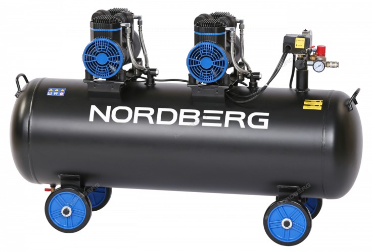 Изображение товара Компрессор поршневой безмасляный NORDBERG NCEO135/500 Изображение товара Компрессор поршневой безмасляный NORDBERG NCEO135/500