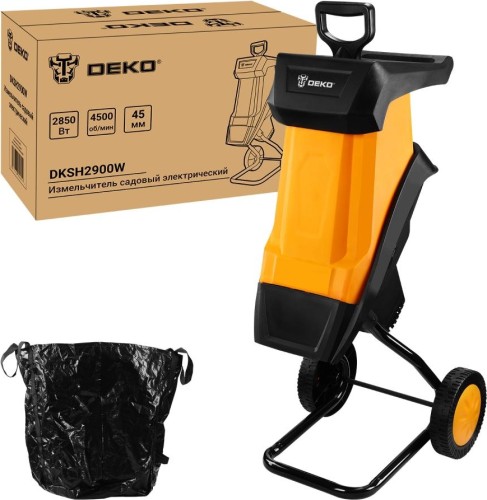 Изображение товара Измельчитель веток электрический DEKO DKSH2900W 083-2045 Изображение товара Измельчитель веток электрический DEKO DKSH2900W 083-2045