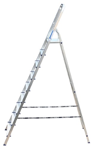 Стремянка алюминиевая АЛЮМЕТ АМ 709 9 ступеней Ам709 №3