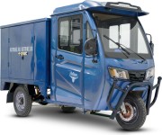 Трицикл грузовой RUTRIKE КАРГО Кабина Дуал NEXT 72V 2000W Темно-синий матовый 3239 26298-3239
