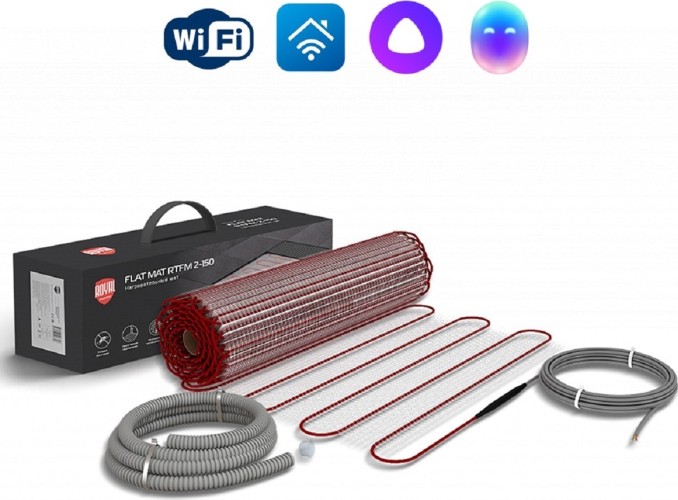 Изображение товара Мат нагревательный ROYAL THERMO Flat Mat RTFM 2-150-1,5 комплект НС-1599111 Изображение товара Мат нагревательный ROYAL THERMO Flat Mat RTFM 2-150-1,5 комплект НС-1599111