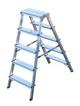 Стремянка алюминиевая АЛЮМЕТ AD 7205 5 ступеней двухсторонняя AD7205 №3