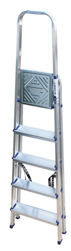 Стремянка алюминиевая АЛЮМЕТ АМ 705 5 ступеней Ам705 №5