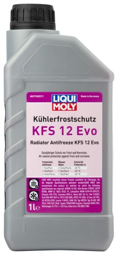 Изображение товара Антифриз-концентрат LIQUI MOLY Kühlerfrostschutz KFS 12 Evo 1 л. светло-красный 21740 21740 Изображение товара Антифриз-концентрат LIQUI MOLY Kühlerfrostschutz KFS 12 Evo 1 л. светло-красный 21740 21740