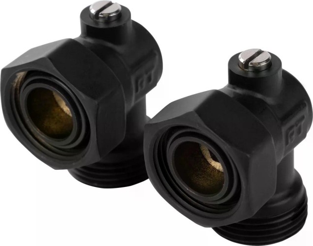 Изображение товара Угловой раздельный набор ROYAL THERMO 3/4х3/4 для систем отопления и водопровода