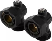 Изображение товара Набор нижнего подключения ROYAL THERMO угловой раздельный 3/4х3/4ЕК (черный) RANPU13434BL НС-1559437