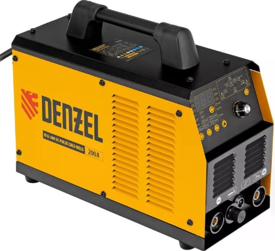 Изображение товара Аппарат аргонно-дуговой сварки Denzel ITIG-200 DС Pulse Cold Weld 94329 Изображение товара Аппарат аргонно-дуговой сварки Denzel ITIG-200 DС Pulse Cold Weld 94329