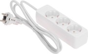 Изображение товара Сетевой фильтр Proconnect 13-4208 3 гнезда, 1,5м, 3х0,75мм², с/з, белый