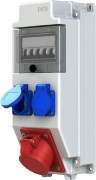 Щит распределительный EVOL COMBOX 5 0101-002-1 с розетками, навесной 0101-002-1
