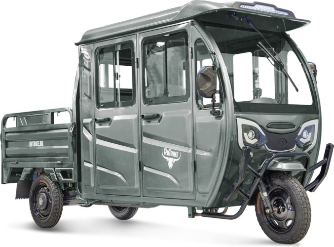 Изображение товара Трицикл грузовой RUTRIKE Рейс 1300 60V1200W Серый 2816 024458-2816 Изображение товара Трицикл грузовой RUTRIKE Рейс 1300 60V1200W Серый 2816 024458-2816