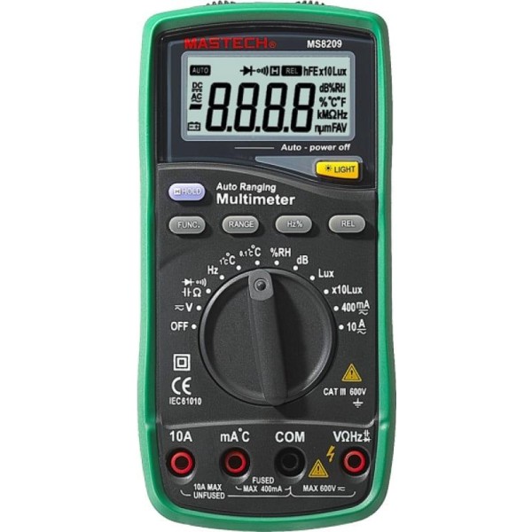 Мультиметр цифровой MASTECH MS8209 профессиональный 13-2087