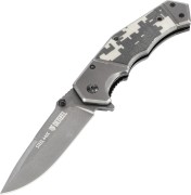 Нож Denzel 79209 складной, системы Liner-Lock, с накладкой G10 