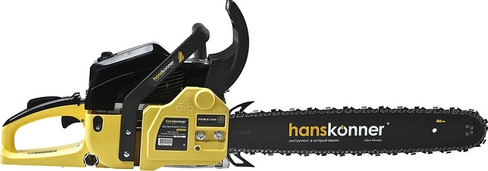 Изображение товара Бензопила HANSKONNER HGC5820 2,6 квт, шина 20" Изображение товара Бензопила HANSKONNER HGC5820 2,6 квт, шина 20"