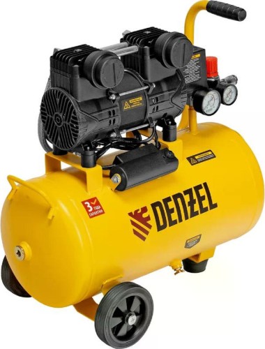 Изображение товара Компрессор поршневой безмасляный Denzel DLP-950/24 950Вт,24 л 58142