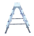 Стремянка алюминиевая АЛЮМЕТ AD 7204 4 ступени двухсторонняя AD7204 №2