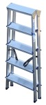 Стремянка алюминиевая АЛЮМЕТ AD 7205 5 ступеней двухсторонняя AD7205 №6
