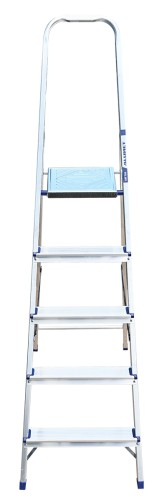Стремянка алюминиевая АЛЮМЕТ АМ 705 5 ступеней Ам705 №2