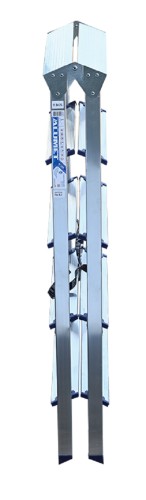 Стремянка алюминиевая АЛЮМЕТ AD 7205 5 ступеней двухсторонняя AD7205 №5