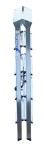Стремянка алюминиевая АЛЮМЕТ AD 7205 5 ступеней двухсторонняя AD7205 №5