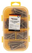 Изображение товара Набор саморезов и дюбелей Kranz KR-01-3101-06 для ДСП 170 шт