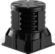Колодец POLIMER GROUP КОД-2 H1000 RUWEL с крышкой D780 мм черный SK08010202