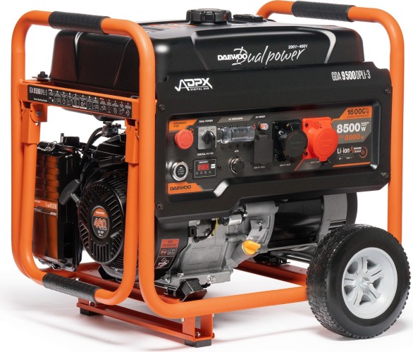 Изображение товара Генератор бензиновый DAEWOO GDA 9500 DPLi-3 DUAL POWER GDA 9500DPLi-3