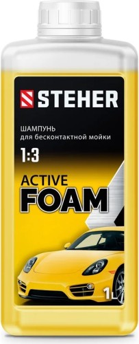 Изображение товара Автошампунь для бесконтактной мойки Steher ACTIVE FOAM 1 л, универсальный 76050-1