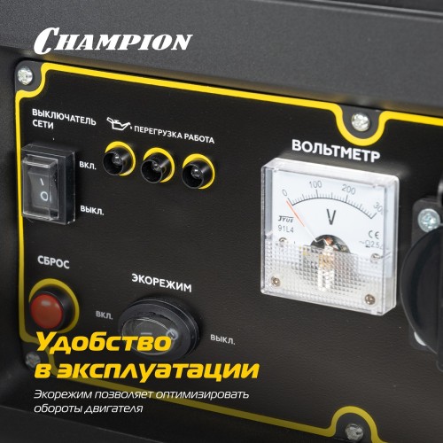 Генератор бензиновый CHAMPION IGG3000 инверторный №15