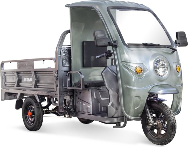 Изображение товара Трицикл грузовой RUTRIKE D4 КАБИНА 1800 60V1200W Зеленый 3122 025588-3122