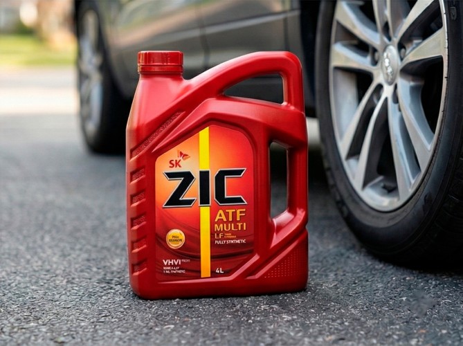 Масло трансмиссионное ZIC ATF Multi LF 4 л 162665 — купить в