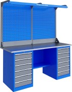 Изображение товара Верстак слесарный двухтумбовый ВЕРСТАКОФФ TNC 181.66.2-2F 125301